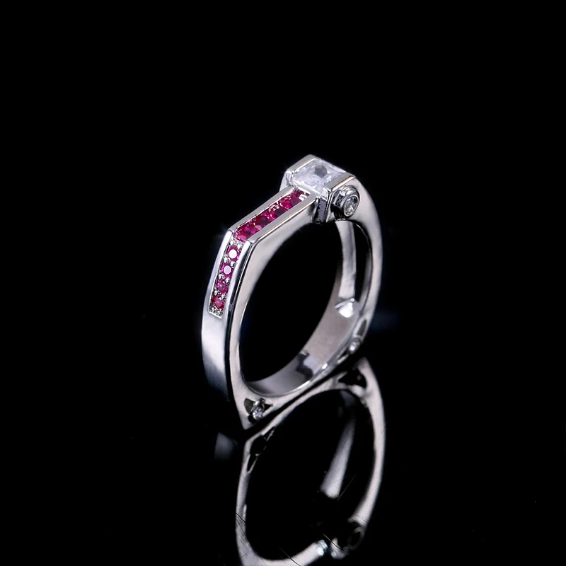 Новые креативные модные свадебные кольца для женщин геометрические цветные со