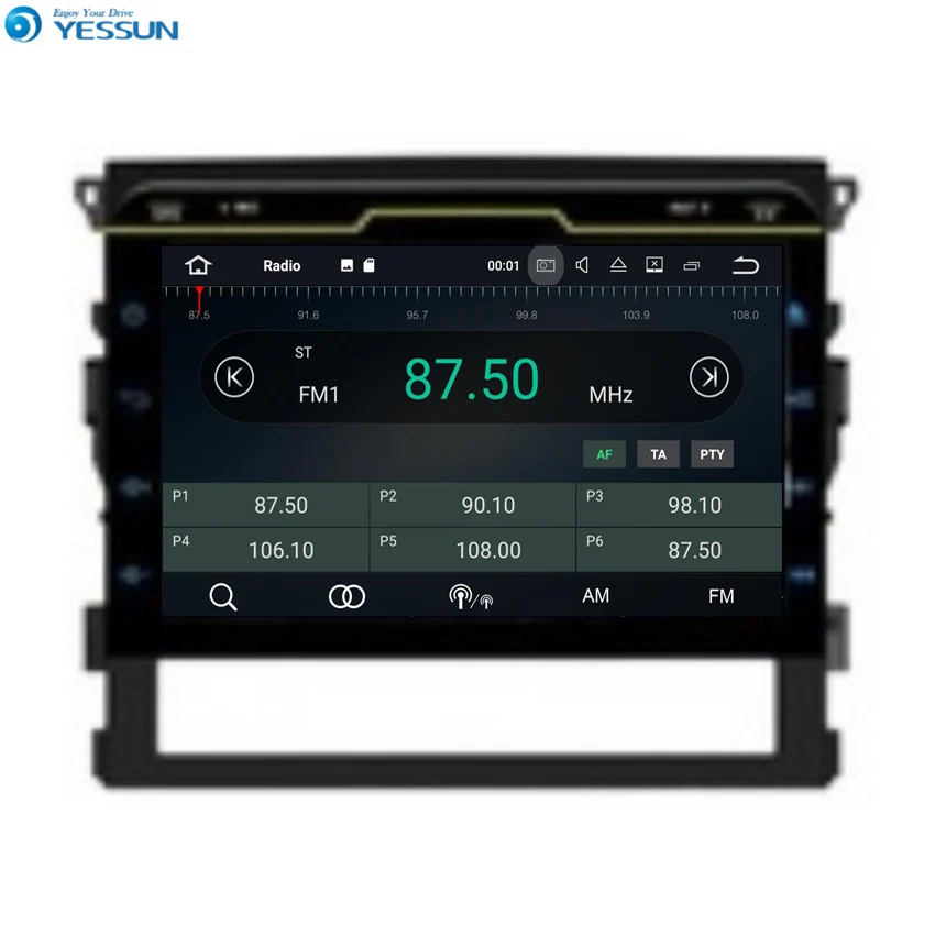 YESSUN для Toyota Land Cruiser 200 Android автомобильный gps навигация dvd плеер Мультимедиа Аудио