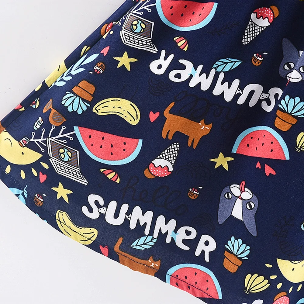 Новое Детское платье детская одежда принцессы летние новые модные детские