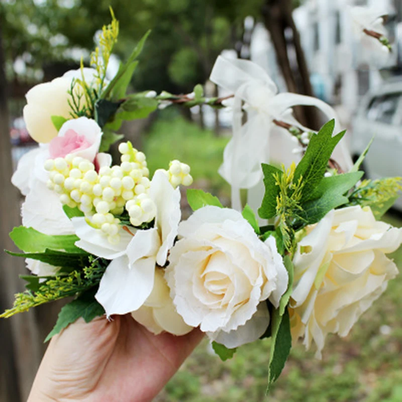 Яркая луна новая дамская головной убор Венок Европейская и американская мода