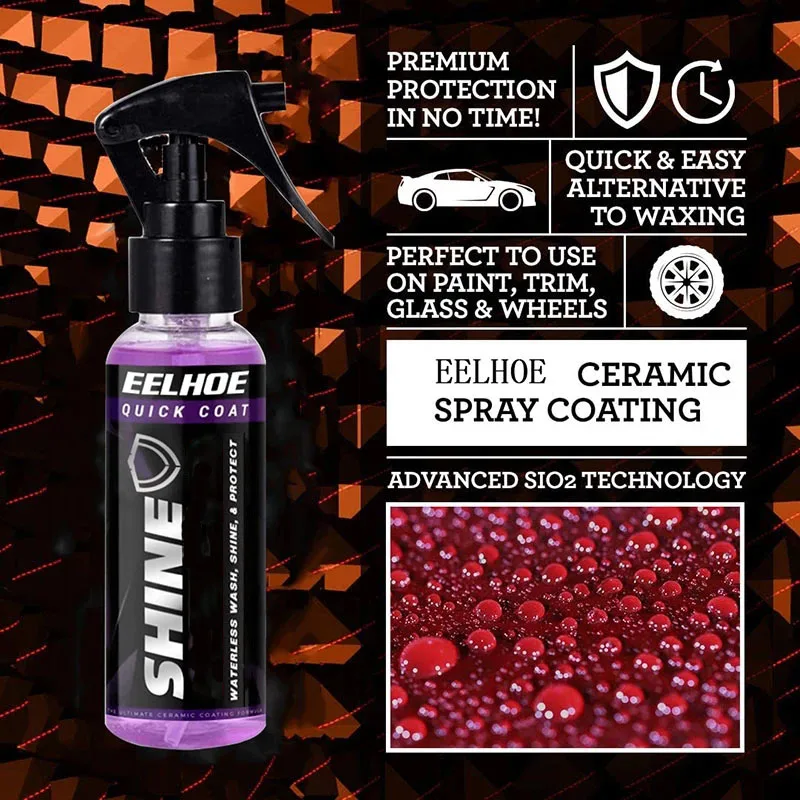 Нано-керамическое распылительное покрытие для воска полировки автомобиля.