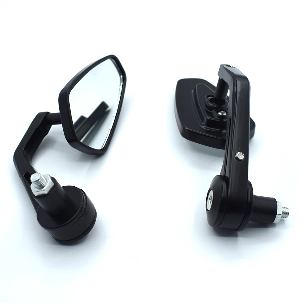 Универсальный мотоцикл Ручка Бар Конец Зеркало Черный 7/8 &quot22 мм для Suzuki yamaha Honda