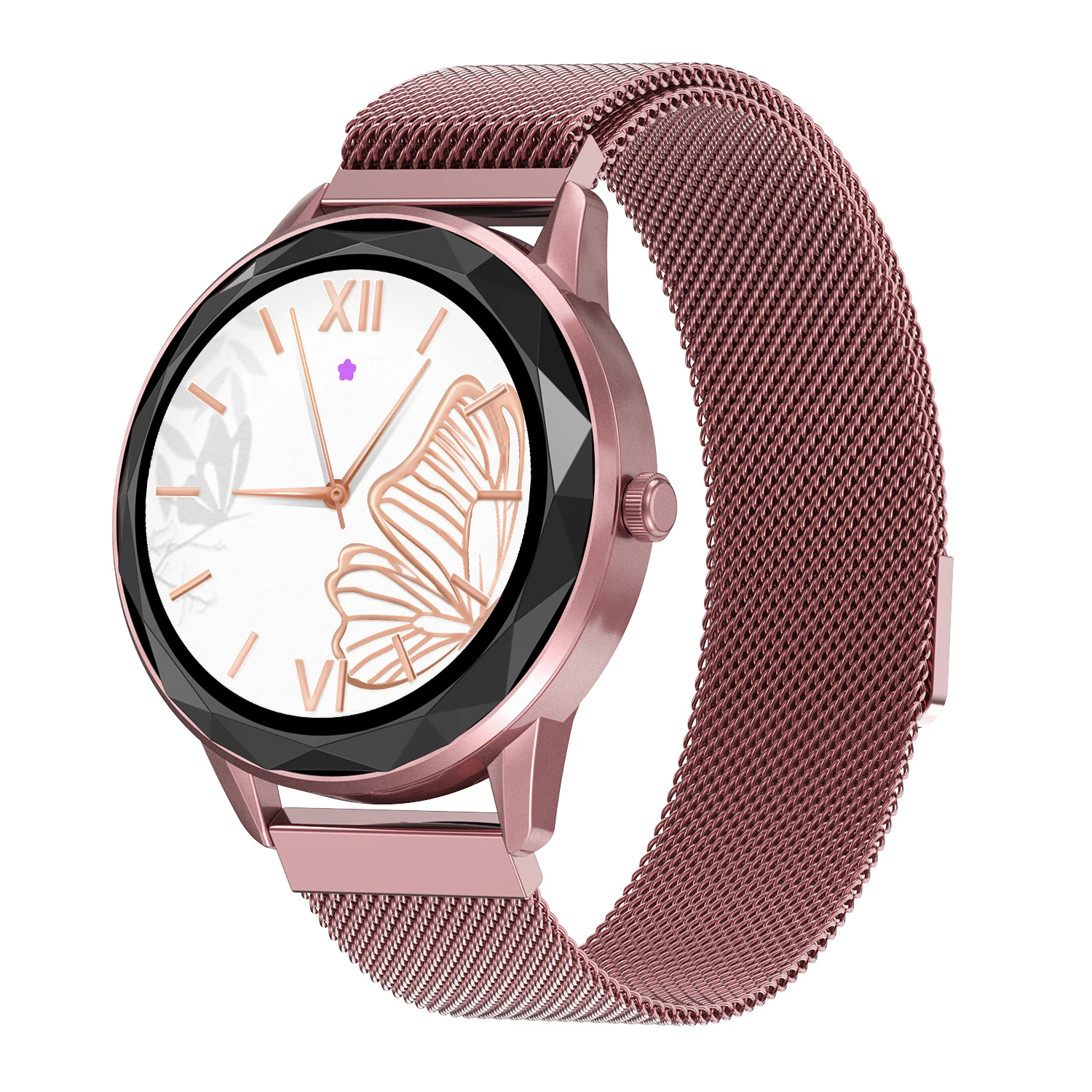 

Full screen touch smart watch ladies cute bracelet heart rate monitor sleep monitoring female physiology cycle for iOS Android