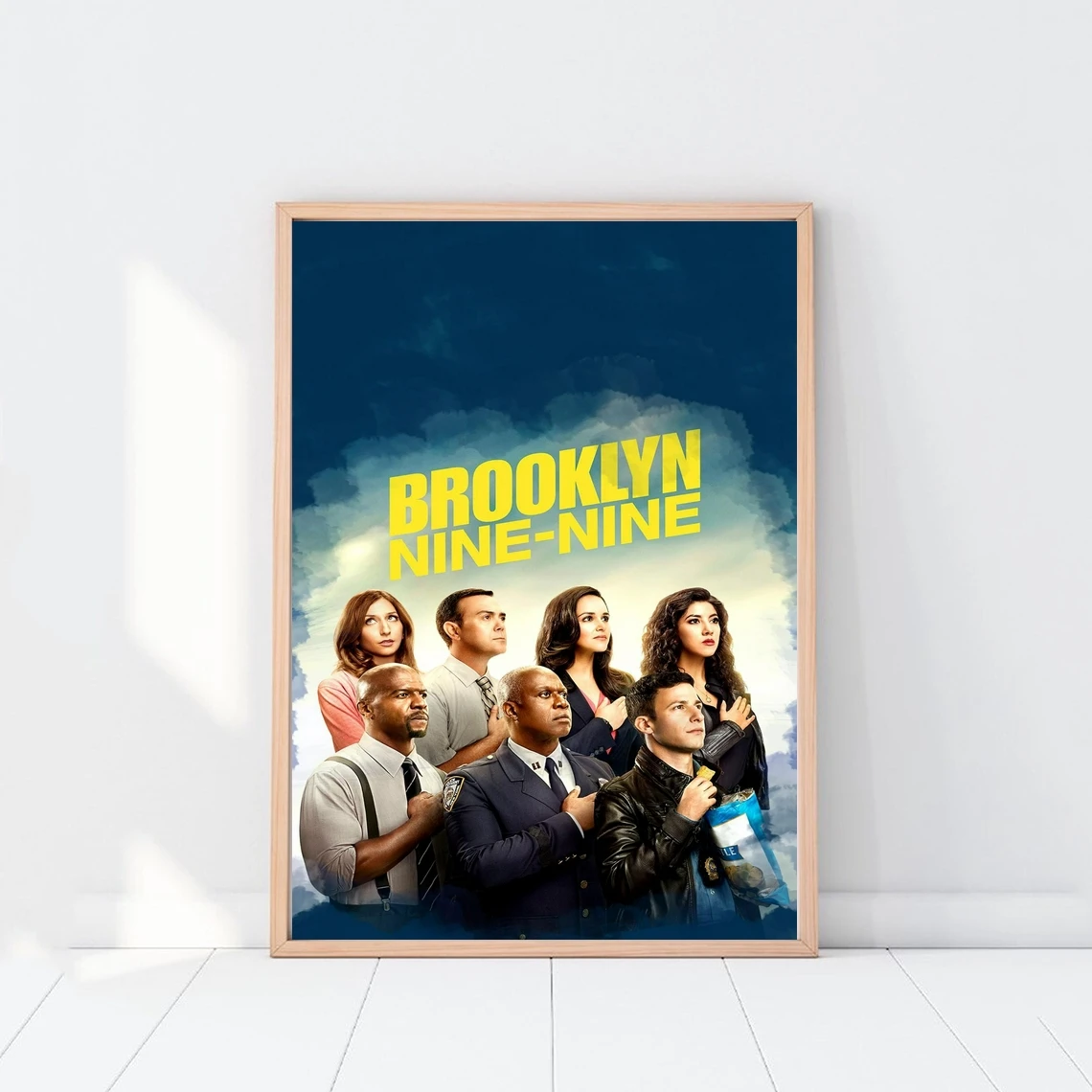 

Постер с бруклинской девять ТВ-сериалов, чехол, холст, постер, печать, настенная живопись, украшение для дома (без рамки)