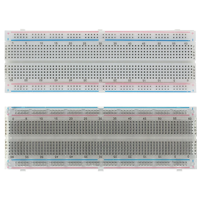 10 шт. MB-102 белый/прозрачный Макет 830 Точка пайки печатной платы макетная плата MB102