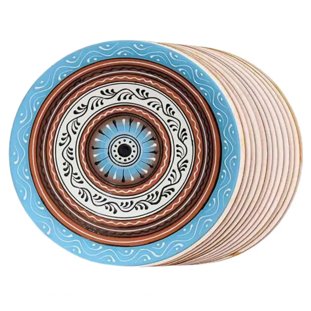 

10 шт., Необычные искусственные круглые деревянные поделки