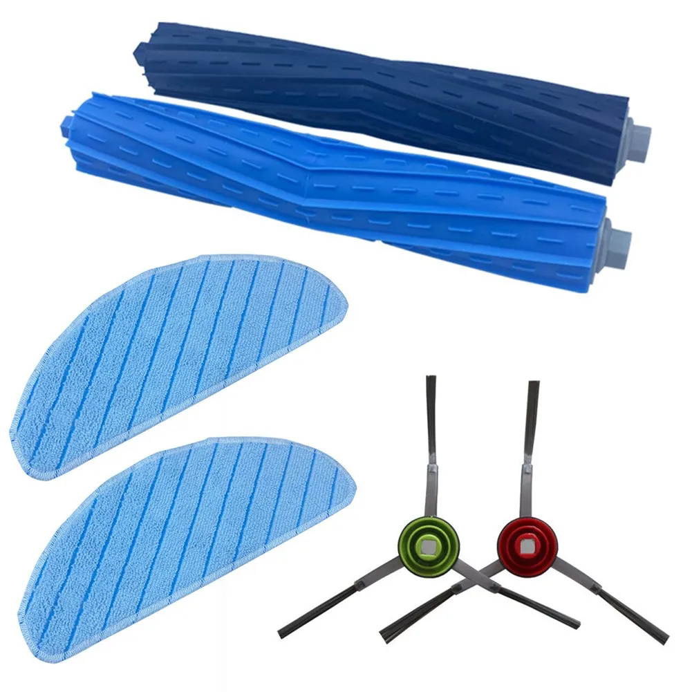 

Rubber Roller Main Brush Side Brush Mop Cloth For Ecovacs Deebot T9 AIVI T9 AIVI + T9 PRO T9 MAX T9 POWER
