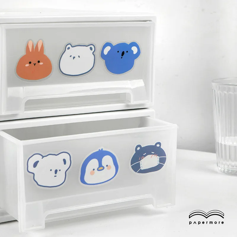 Hethrone Пингвин Повседневная жизнь Kawaii наклейка канцелярская бумага Акварельная