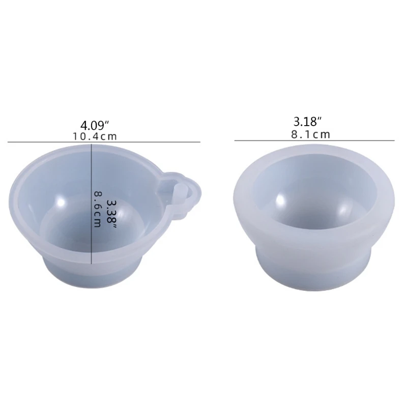

13MC DIY Crafts Semicircle Pendant Epoxy Resin Mold Desktop Ornaments Silicone Mould