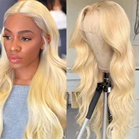 613 blonde lace front wig human hair pre plucked with baby hair brazilian body wave honey blonde 13x6 hd lace frontal wig