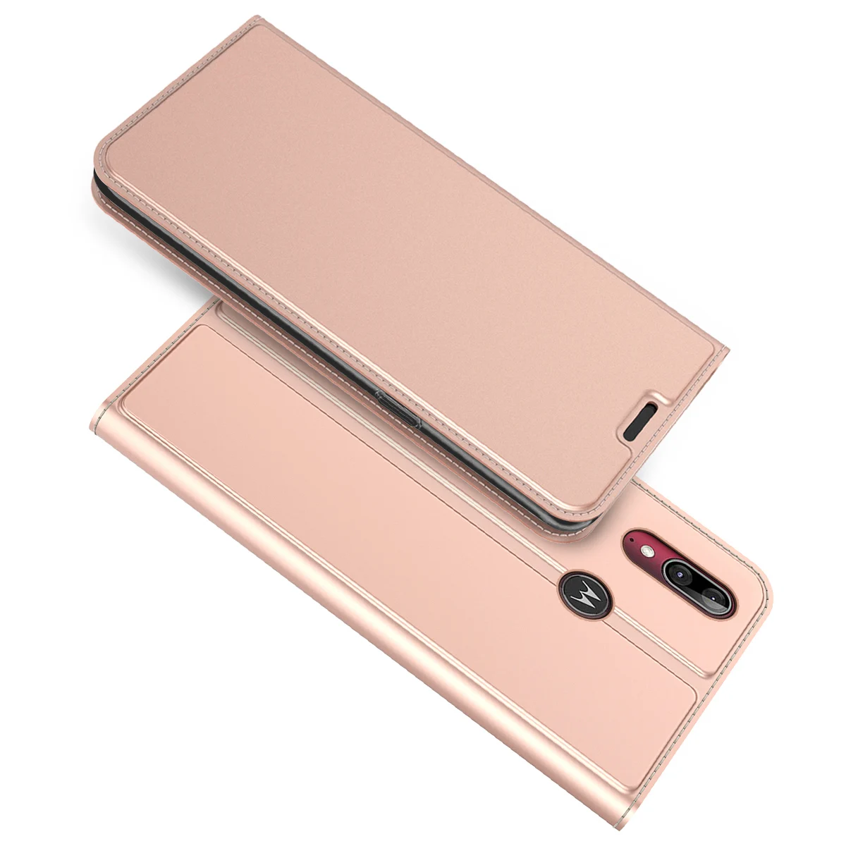Для Motorola Moto E6 Plus, кожаный защитный чехол с отделением для карт, откидной Чехол-подставка для Motorola Moto E6 Play, противоударный чехол
