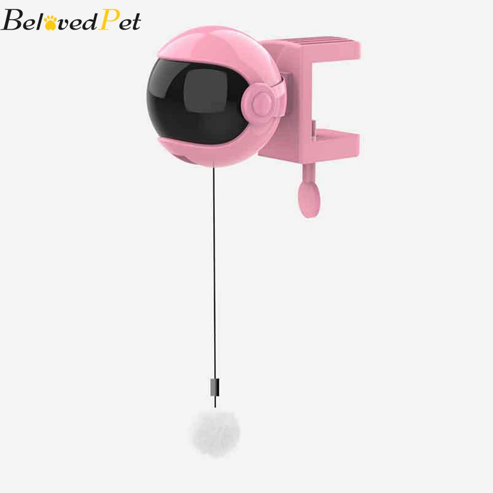 Игрушки для кошек BelovedPet Мячик с перьями игрушки автоматическим подъемом