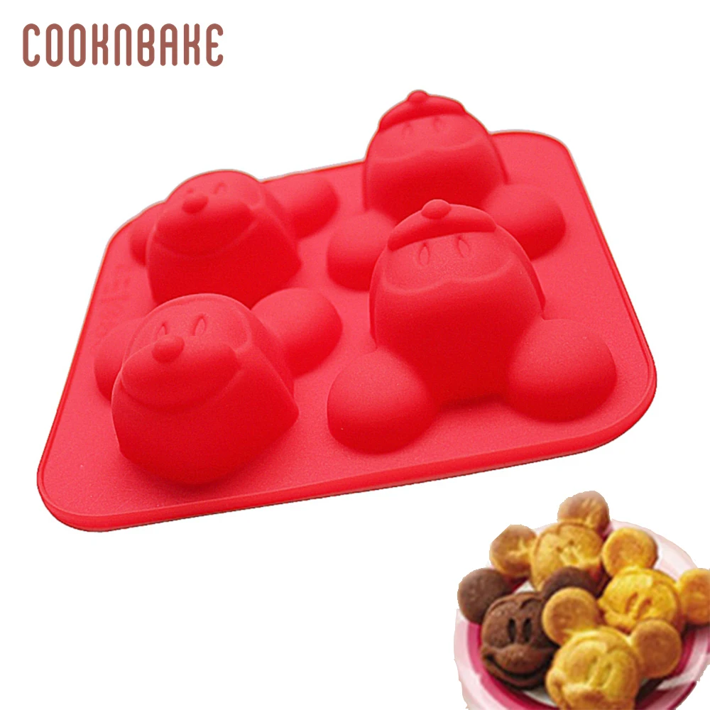 COOKNBAKE, силиконовая форма для торта, мыло, форма животного, пудинг, желе, форма, маленький торт, формы для выпечки, 3D, хлеб, выпечка, форма для украшения торта - Цвет: SICM-001-3