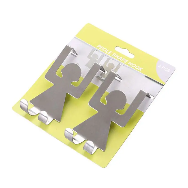 2 шт./компл. Нержавеющая сталь для влюбленных в форме крючков Кухня горшок Pan