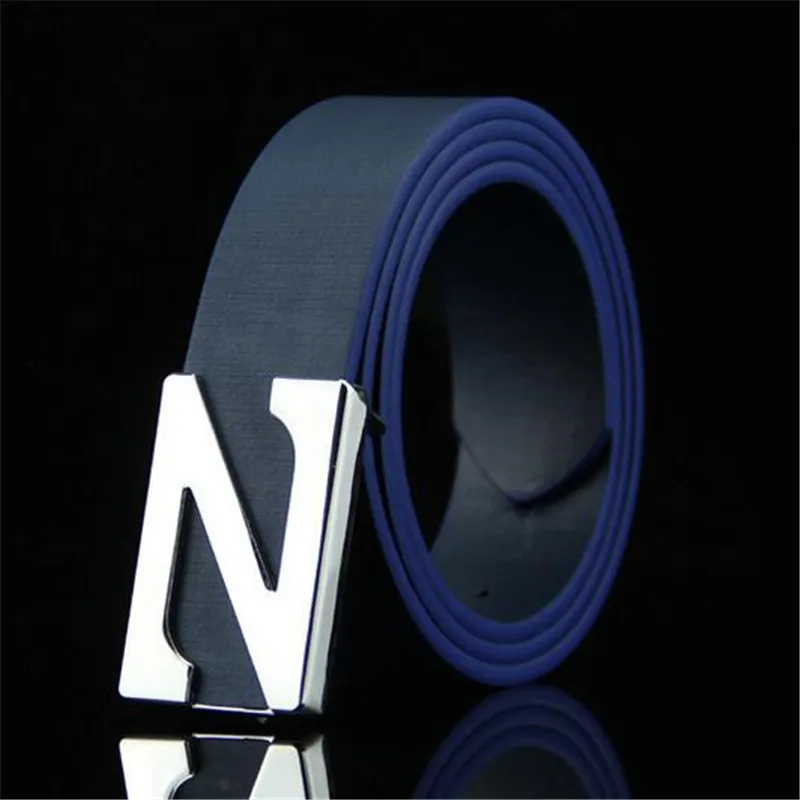 Women Men Popualr Belt Unisex Smooth Buckle High Quality Faux Leather Waistband Strap Leisure Ceintures Homme | Аксессуары для