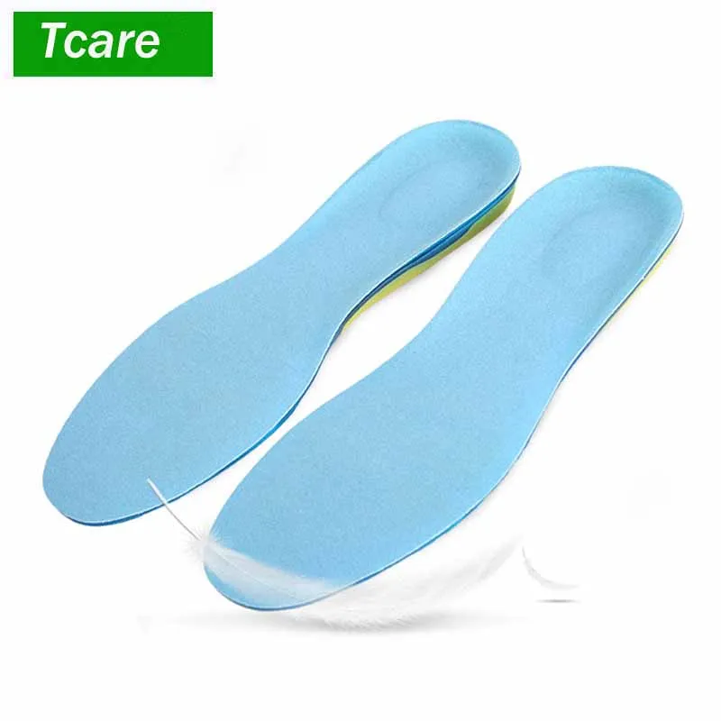 

Tcare 1Pair Gel Insoles Silicone Shoes Pads for Plantar Fasciitis Heel Spur Running Sport Insoles Shock Absorption Soles Insert