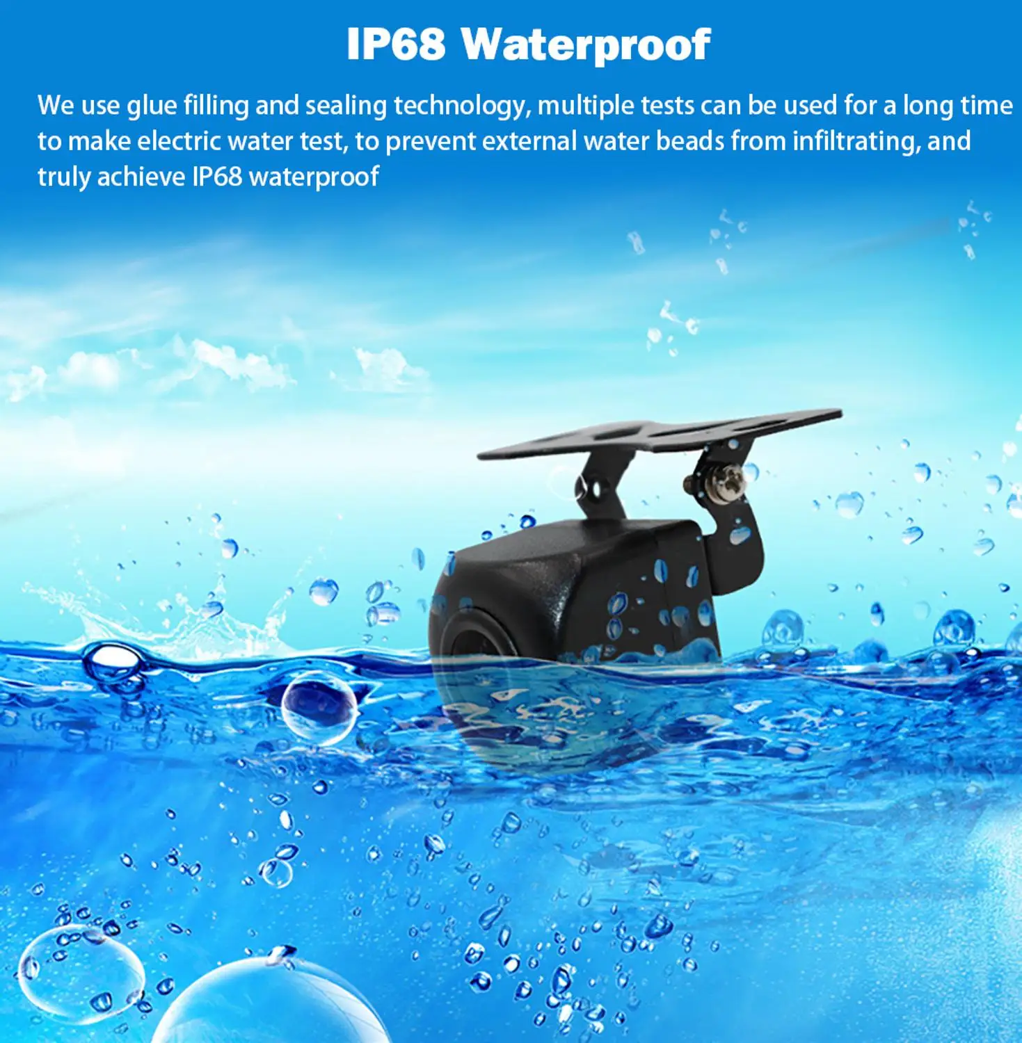 Автомобильная камера заднего вида AHD CVBS водонепроницаемая простая установка |