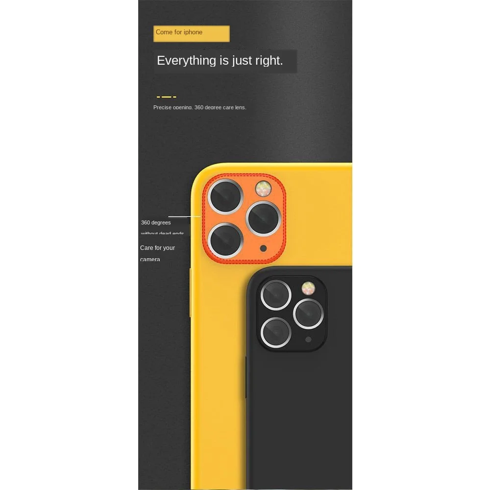 Силиконовый матовый чехол для задней камеры максимальная полная защита мягкий