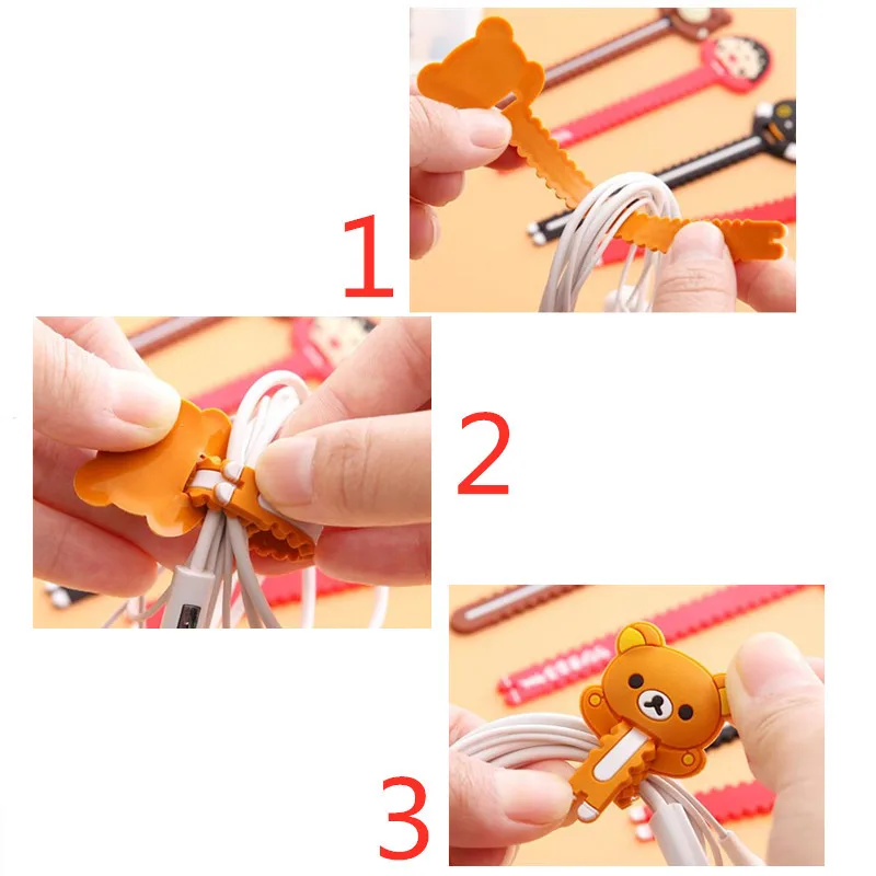 11 5 см мультяшный органайзер для кабеля катушка протектор провода шнур