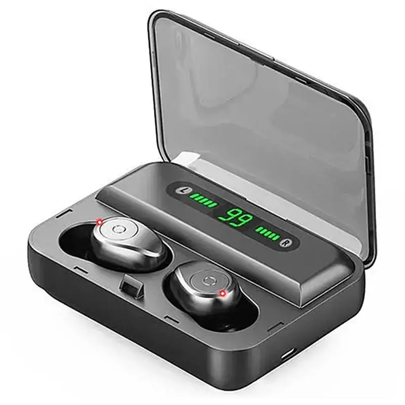 F9 TWS bluetooth 5 0 графеновые наушники стерео цифровой дисплей Водонепроницаемая