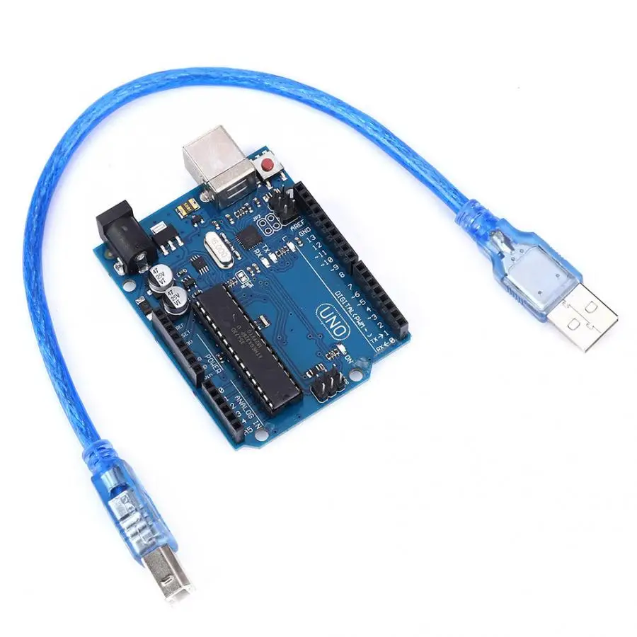R3 Atmega328 микрокомпьютер с одним чипом DC5V вход DC3.3V выход макетная плата USB кабелем