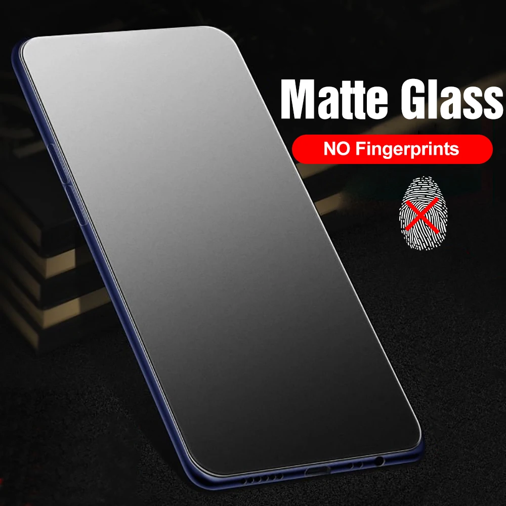 

No fingerprint Matte Tempered Glass for Xiaomi Redmi K20 K30 K40 Pro 8 8a Screen Protector Redmi Note 10 9 pro max 8t 9s 9a Film