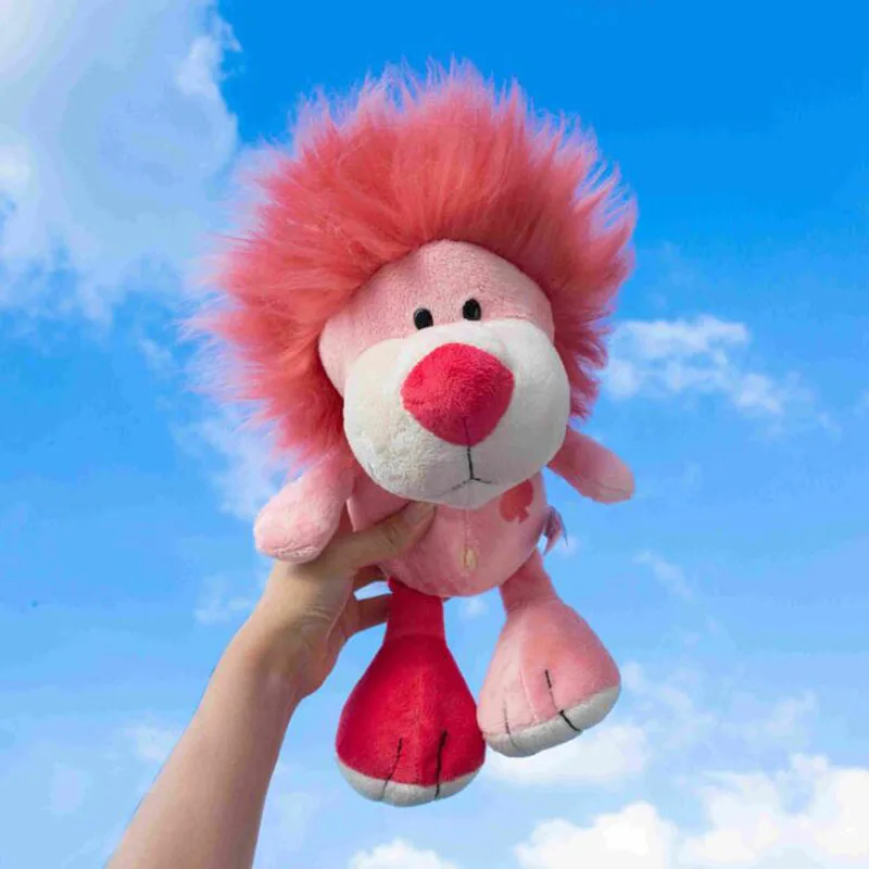 

New Cartoon Plush Animal Doll Girl Toys Pink Cute Lion King Rabbit Dog Elephant Kids Toys For Christmas Birthday Gift