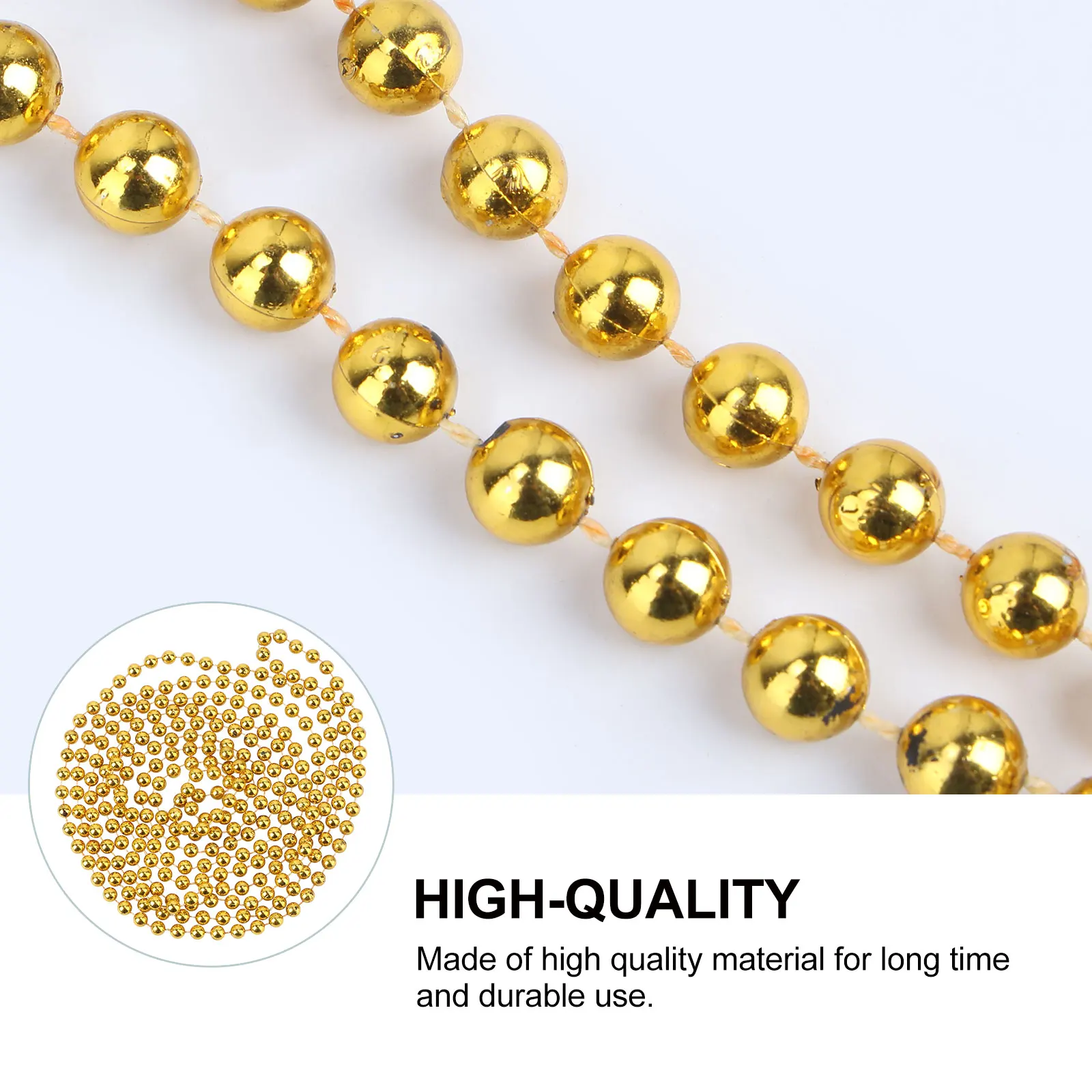 1pc Christmas Tree Beads Garland Strands Chain For Wreath Decoration ​Beads Decorative Party Xmas | Дом и сад