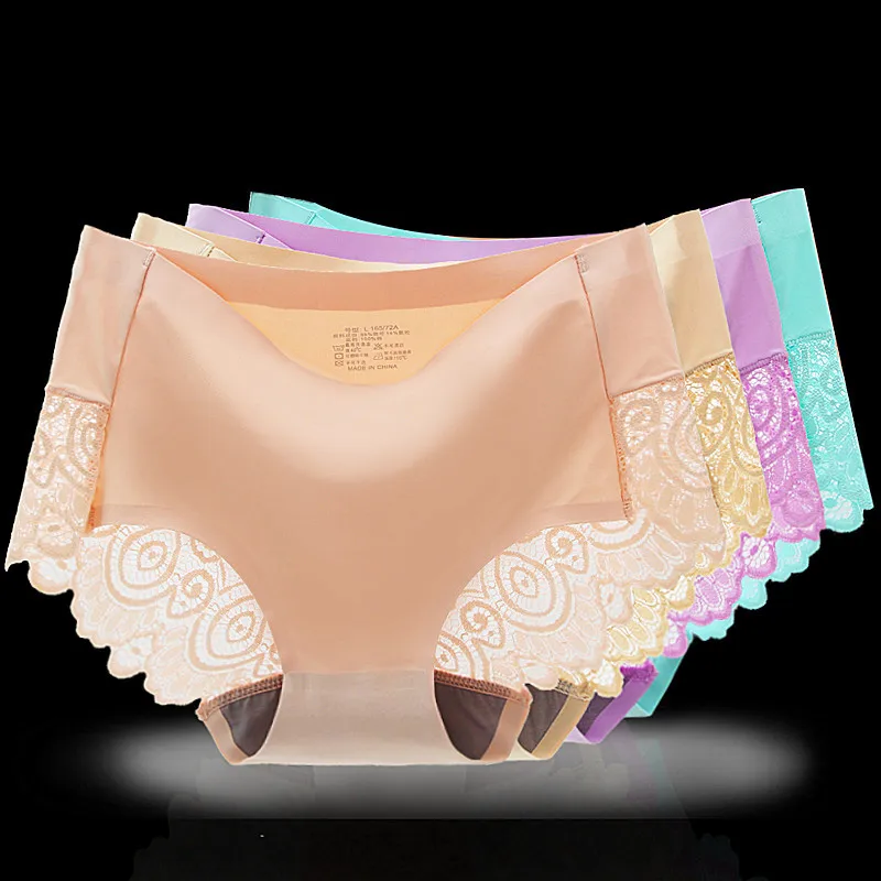 Лидер продаж кружевной ледяной шелк цельный Не оставляющий следов надежный