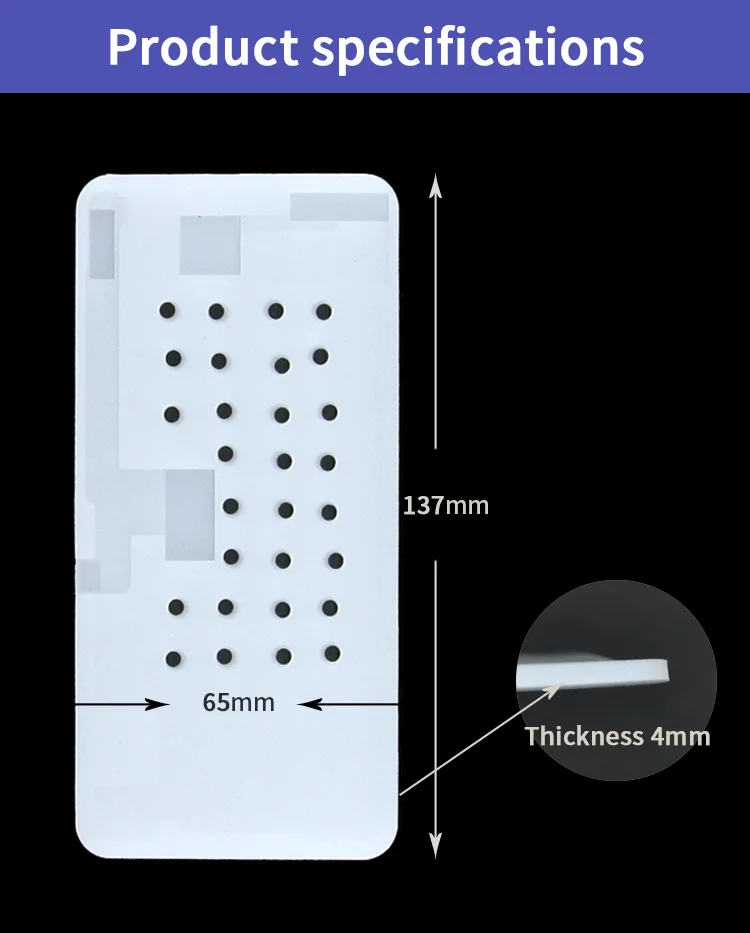 Sameking очистки силиконовая присоска lcd ламинирование пресс форм для ipx xs max средство