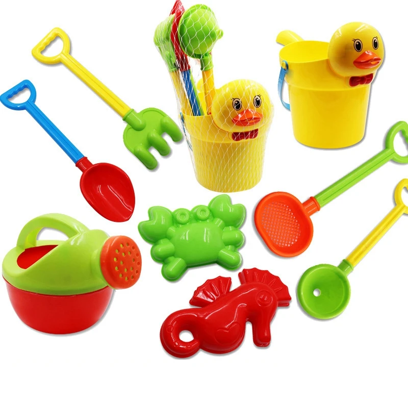 Детские Пляжные Игрушки для ванны игровой набор с утками ведро песка модель