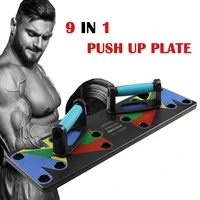 9 in 1 push up rack board men women fitness exercise push up stands body building training system home gym fitness equipment