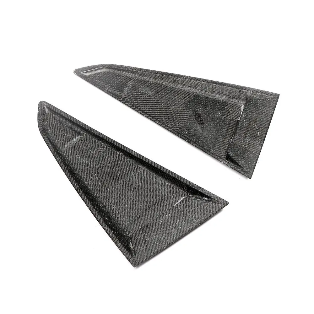 2PCS Side Window Louvers Scoop Cover Trim Fit for Audi TT TTS TTRS Coupe 2015-2018 Rear Louver Trims Covers Carbon Fiber - купить по