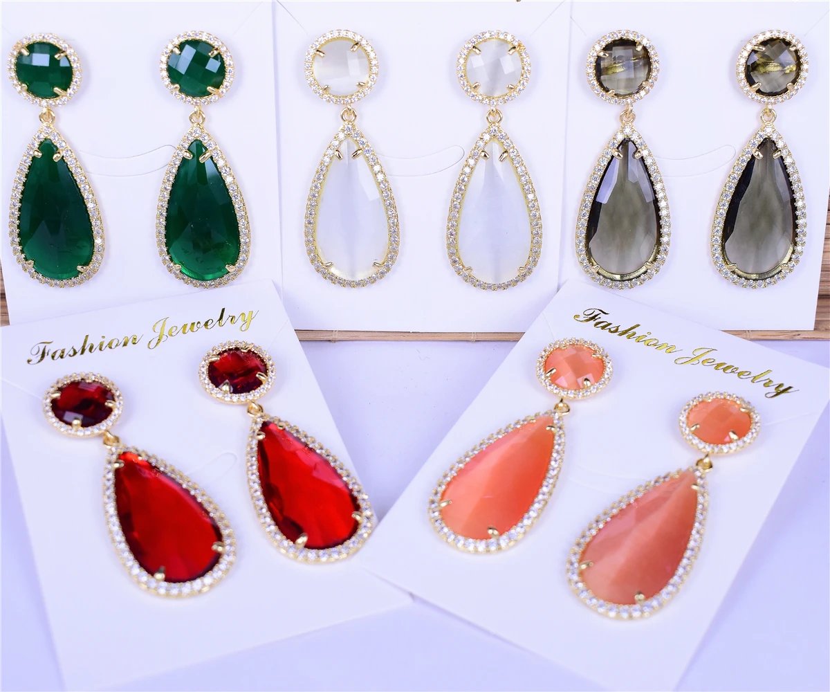 Роскошные полностью буровые Стразы в виде капли женские серьги красивые длинные