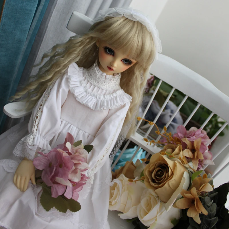 Одежда для куклы ночное платье шарнирных кукол белое сна blyth 1/6 1/4 1/3 аксессуары +