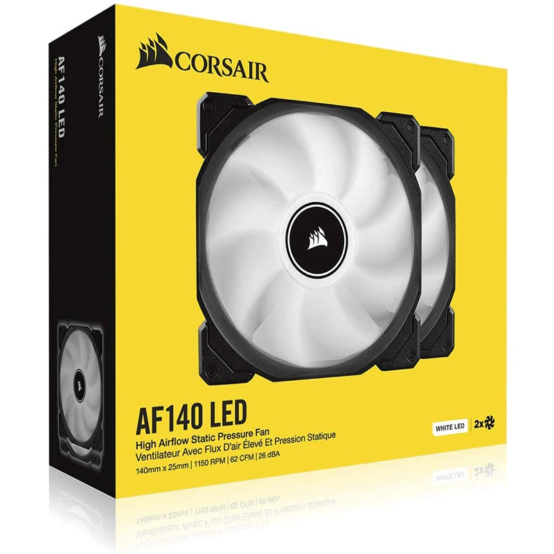 CORSAIR вентилятор AF140 светодиодный охлаждения с низким уровнем шума