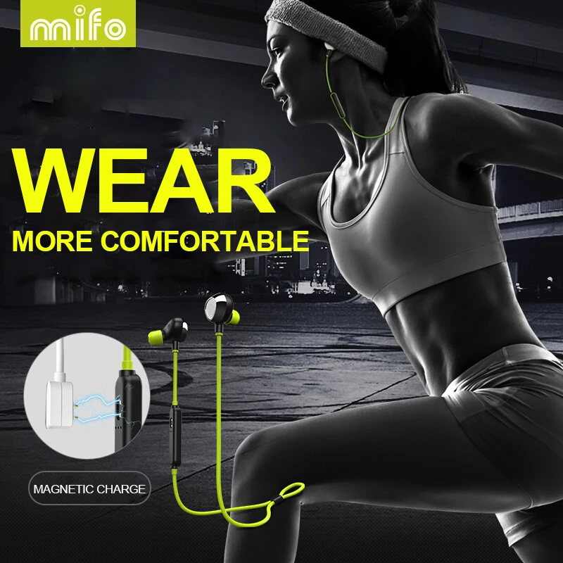 

Mifo i8 Bluetooth 5.0 Earphones Sport Running IP68 Waterproof Wireless Headphone 3D Stereo Earbuds Bass Noise Cancelling Headset