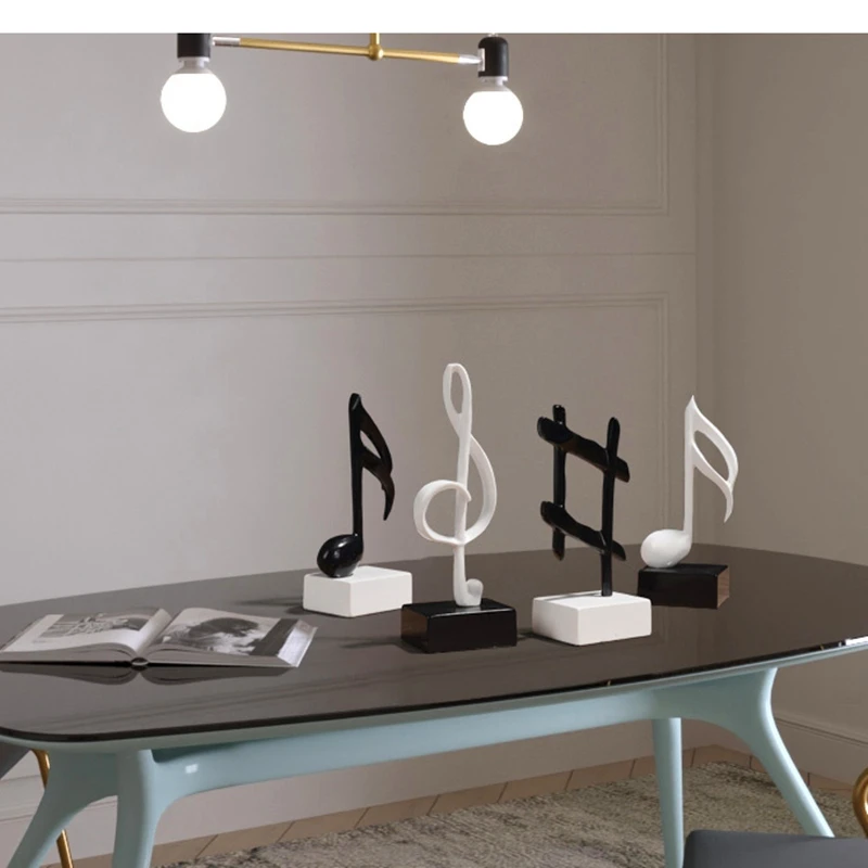 

Musical Note Small Decorations, Home Wine Cabinet Decorations, Children's Study, Resin Music Crafts, Nordic Modern Living Room