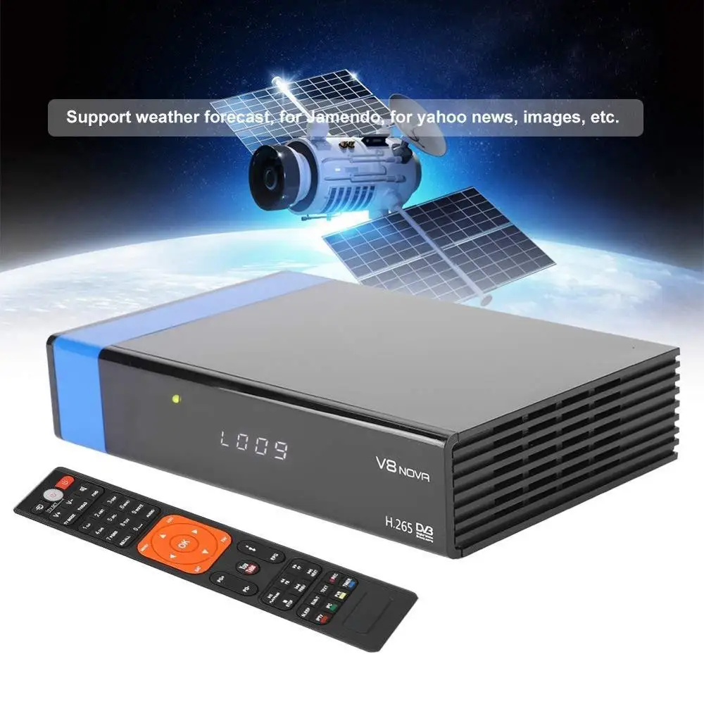 Испания склад спутниковый декодер GTMEDIA V8 Nova синего цвета DVB S/S2 с поддержкой Wi Fi