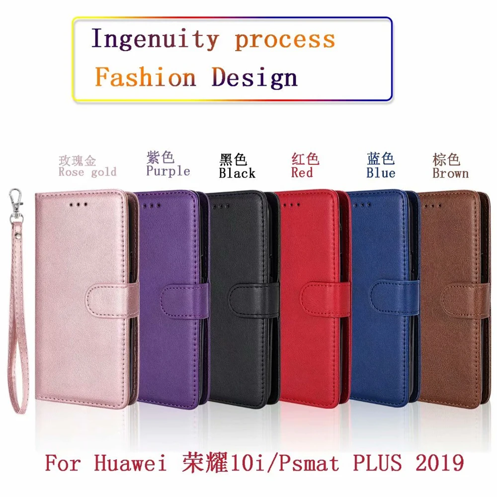 2 в 1 чехол для телефона huawei P30 P20 Pro mate 20 10 Lite Y6 Y7 Y9 P Smat Case многофункциональный кожаный, в виде бумажника, Магнитный чехол