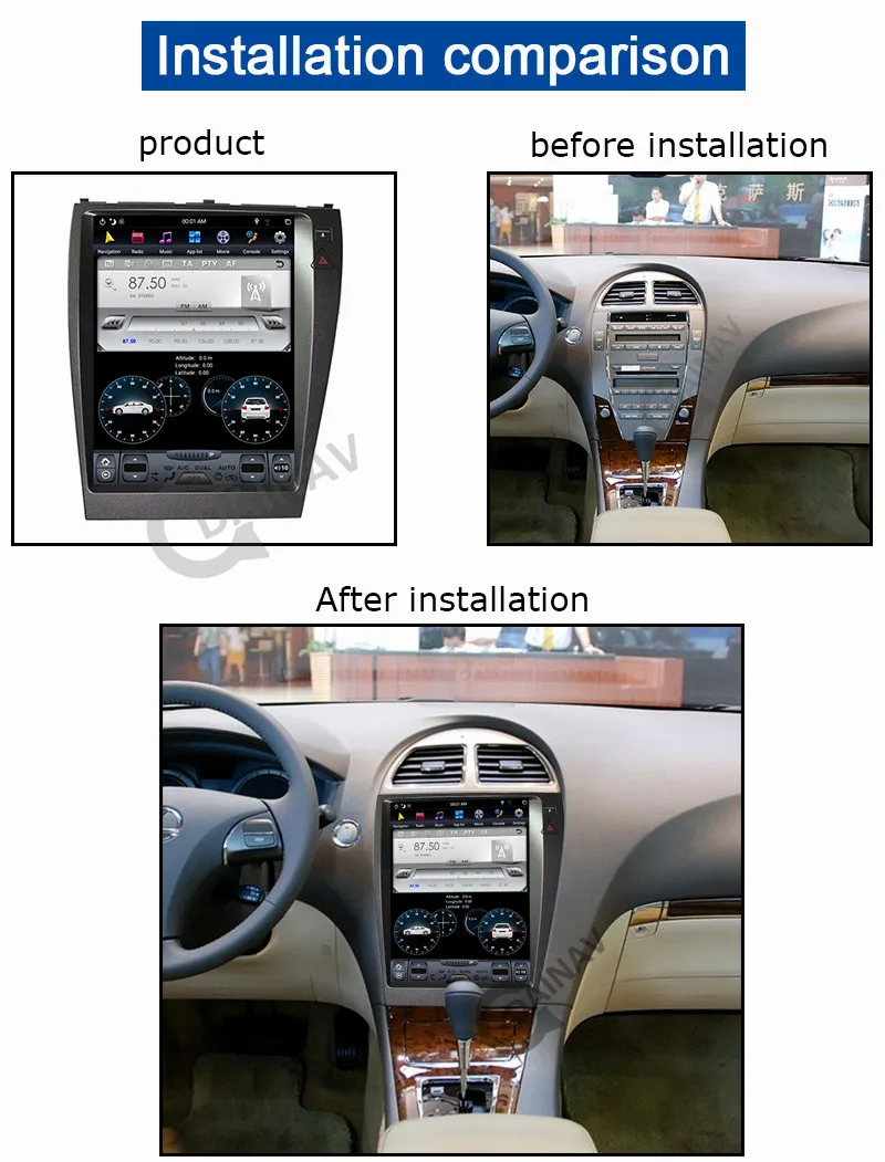 

2din Android car auto radio multimedia player For LEXUS ES ES240 ES350 2006 2007 2008 2009 2010 2011 2012 car GPS navigation