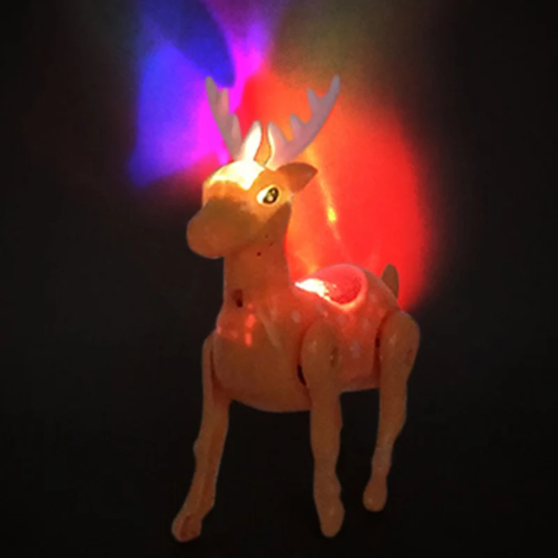 

New Glowing Deer Animal Toy Music Walking Educational Cute Gift for Children Kids
