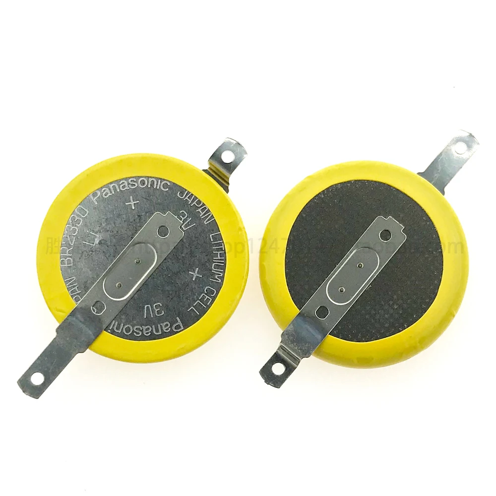 

4pcs/lot Panasonic BR2330/FAN High Temperature Resistant Battery 3V Lithium Button Batteries Cell with Soldering feet BR2330
