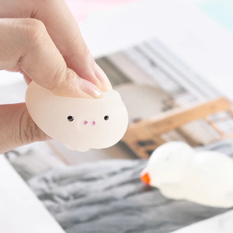 Мини Изменение цвета мягкий милый Кот мочи Squeeze эластичный каваи Распаковка