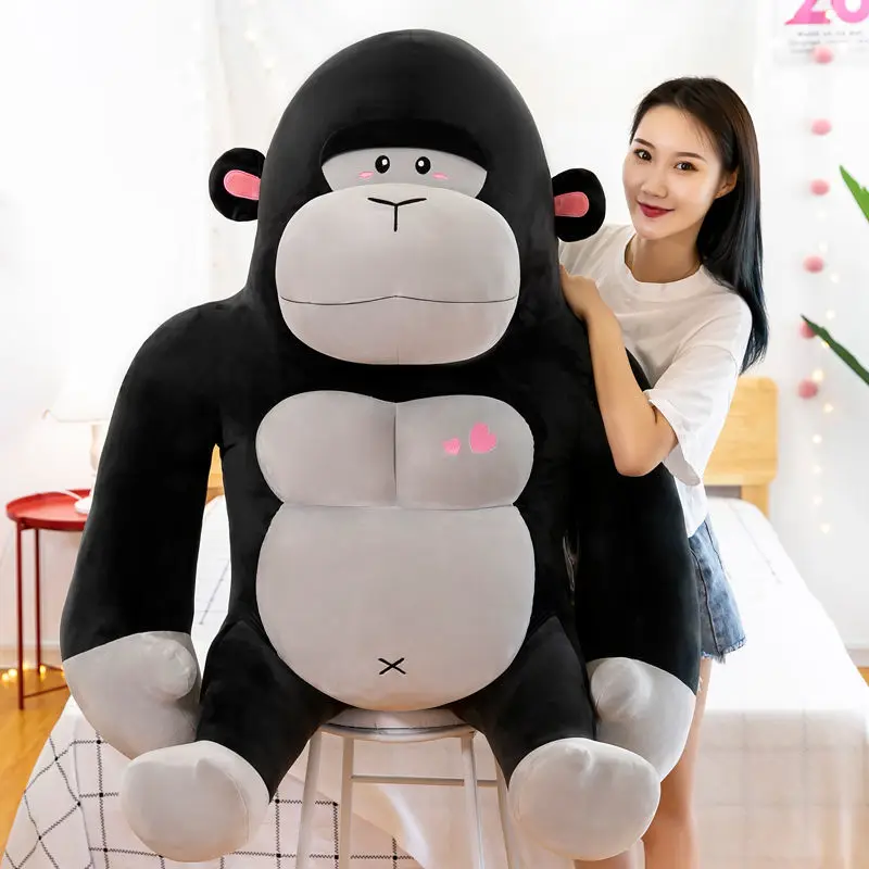 Плюшевая игрушка Орангутана 55 см - Креативный милый регдолл настоящего Шимпанзе симуляции Гориллы.