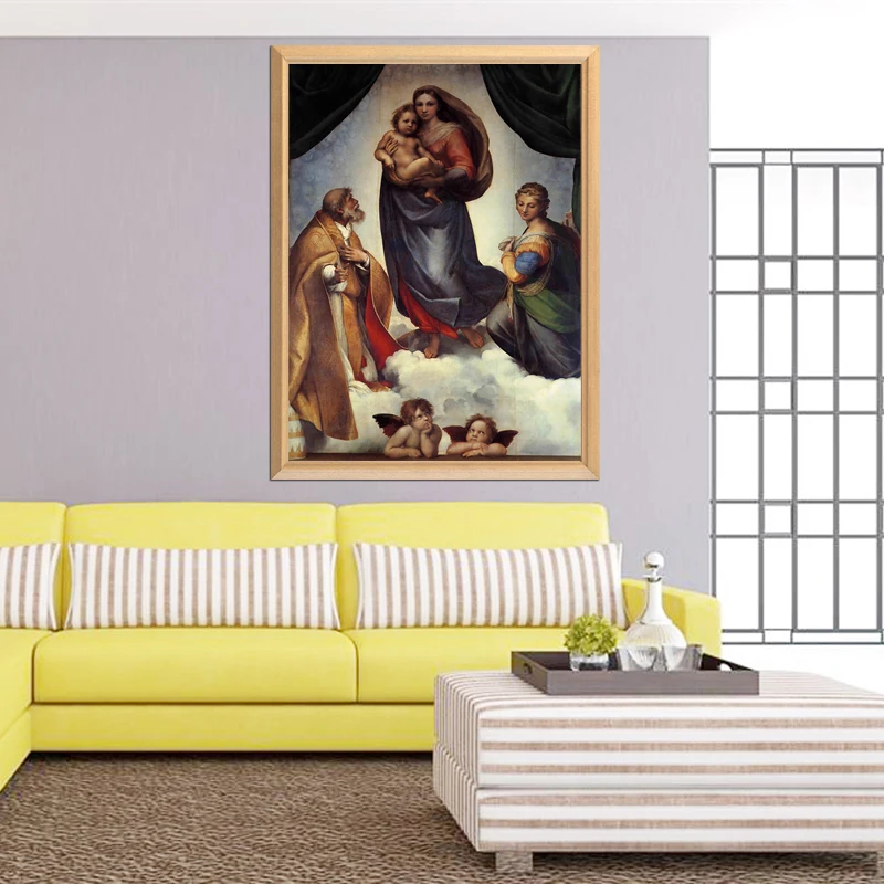 Алмазная живопись 5D из серии известного итальянского художника Рафаэля