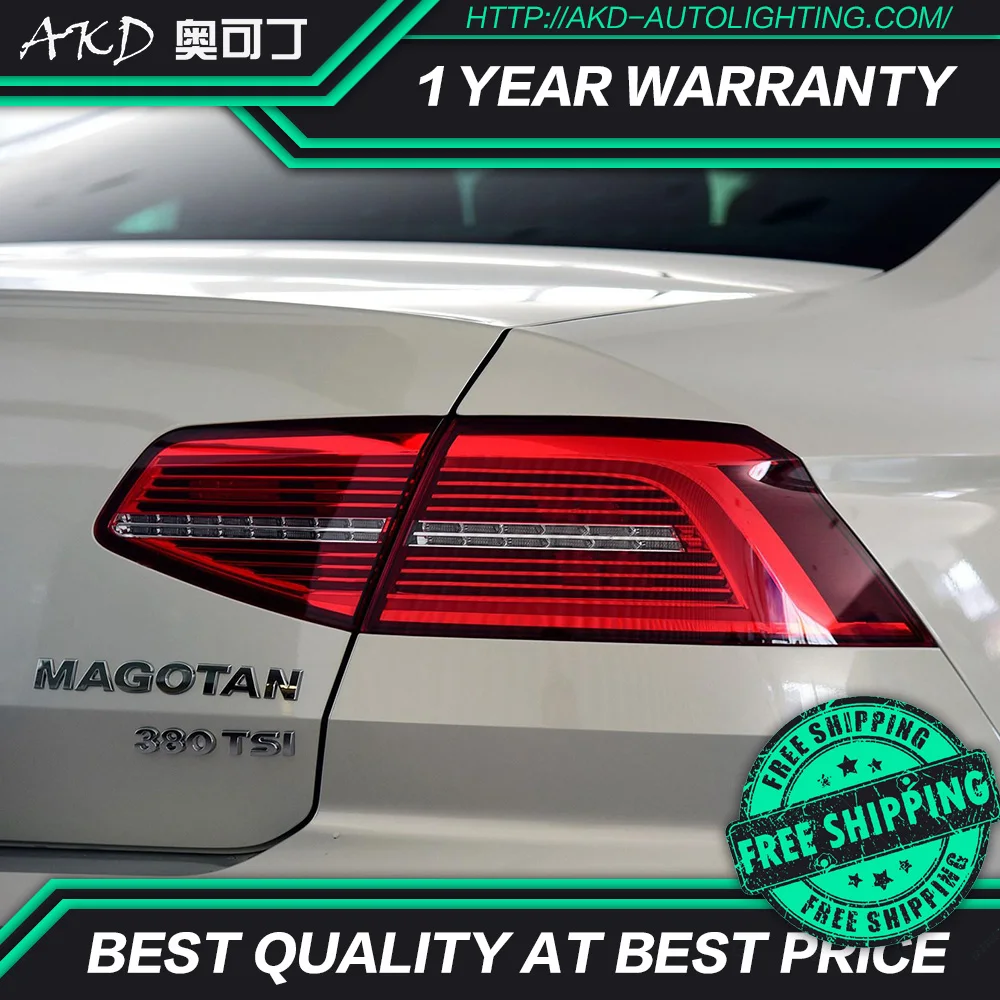 АКД автомобильного тюнинга задних фонарей для VW Passat B8 EUR Версон сигнальных огней