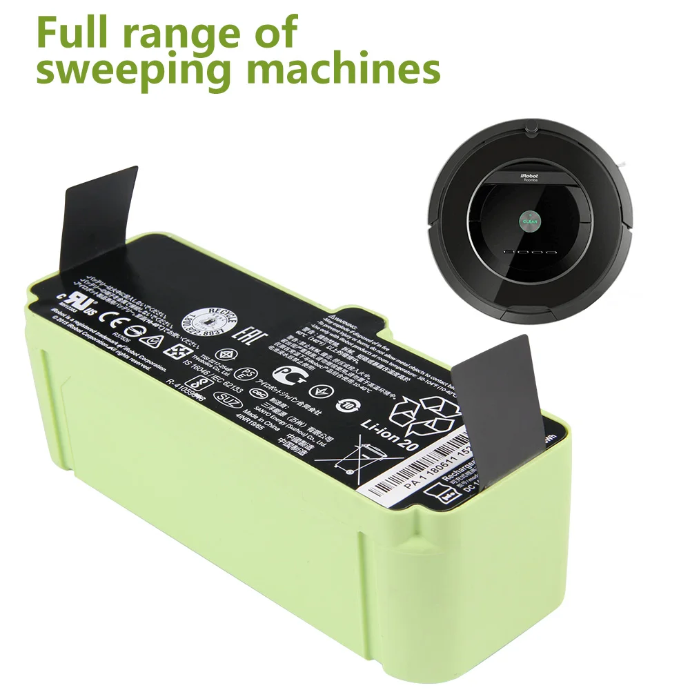 Оригинальная запасная батарея 1800LI 2130LI iRobot Roomba серии 500 600 700 800 пылесос 528 620 790 880 1800