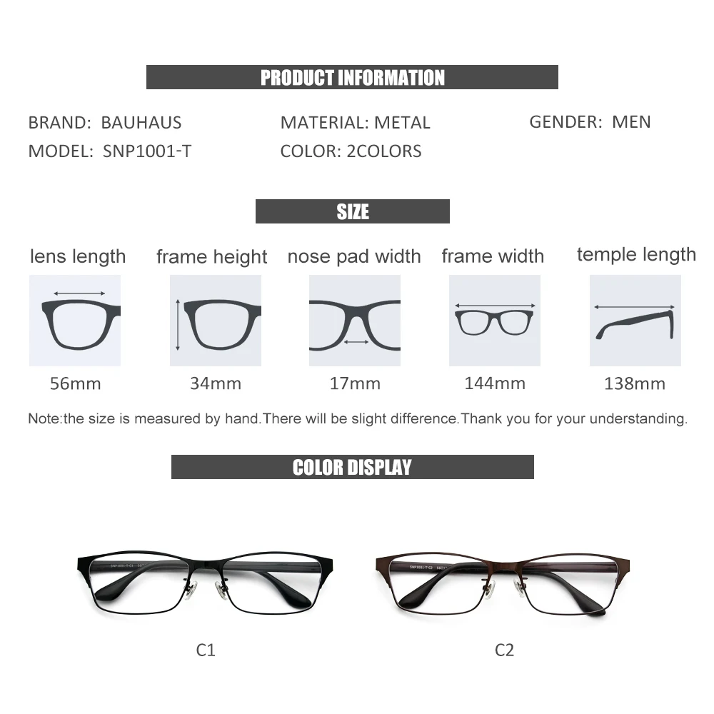 Мужская оправа для диоптрийных очков очечная квадратной формы деловой стиль