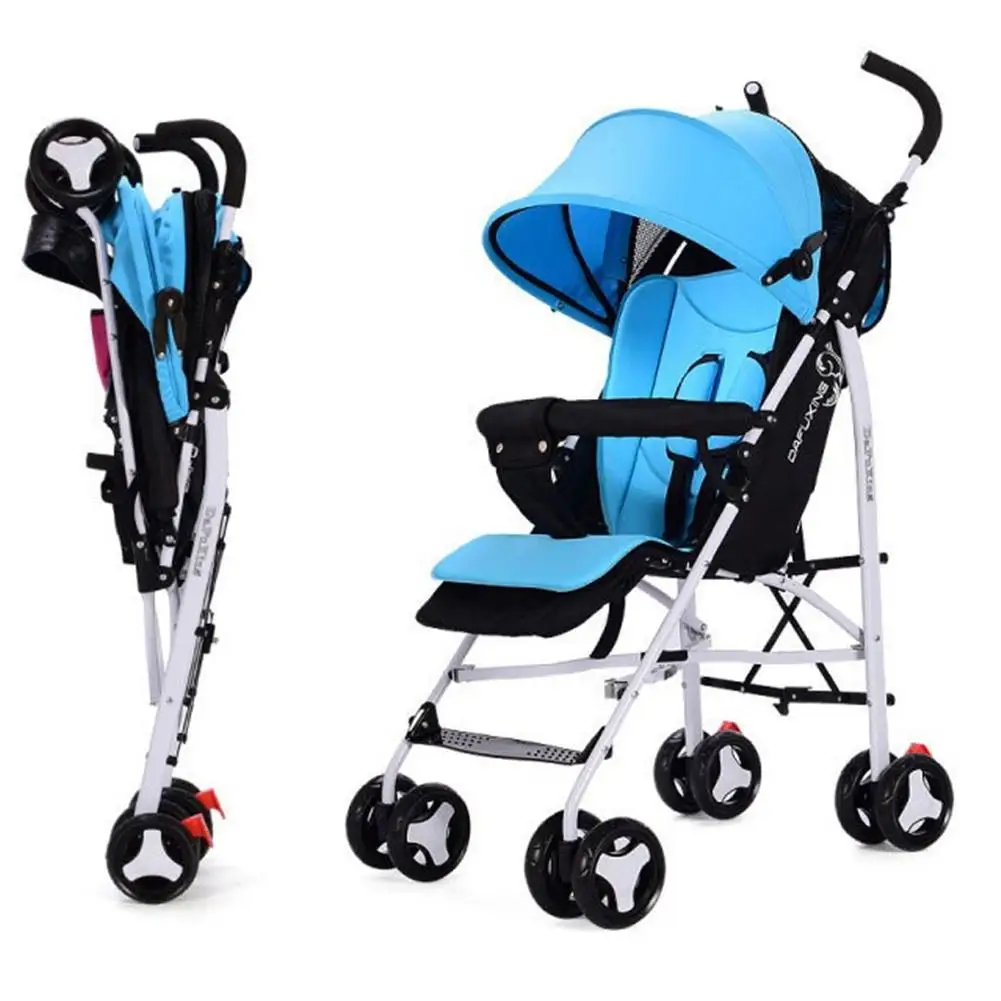 Детская складная коляска Kidlove 2 в 1 переносная с зонтиком для
